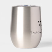 Wijn, het past goed bij goede vrienden (Voorkant)