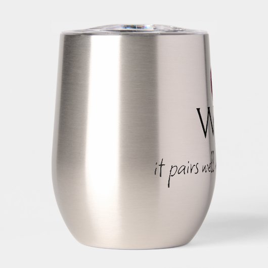 Wijn, het past goed bij goede vrienden (Voorkant)