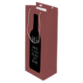 Wijn, hoe de klas drink wordt wijn cadeautas (Voorkant Gekanteld)