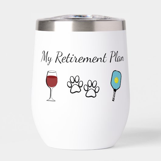 Wijn, Honden en Pickleball (Voorkant)