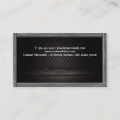 Wijn | Houten rand Visitekaartje (Achterkant)