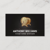 Wijn Houtsvat Visitekaartje (Voorkant)