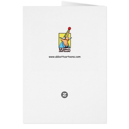 Wijn Humor Blank Wenskaart (Achterkant)