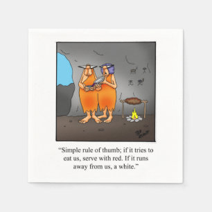 Wijn-Humor Cocktail Party Napkins Servet