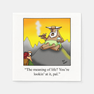 Wijn-Humor Cocktail Party Napkins Servet