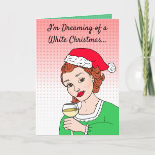 Wijn Humor Kerstmis Kaart
