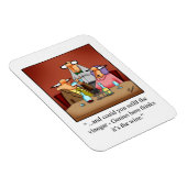 Wijn Humor koelkastmagneet Magneet (Rechterzijde)