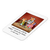 Wijn Humor koelkastmagneet Magneet (Linkerzijde)