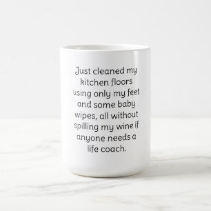 Wijn Humor koffiemok Magische Mok