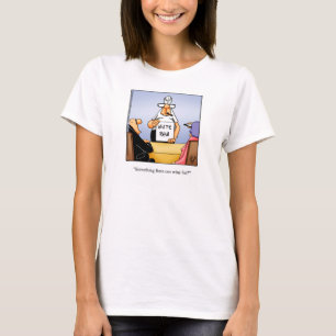 Wijn Humor Tee Shirt voor haar