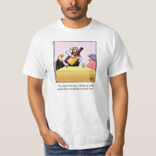 Wijn Humor Tee Shirt voor hem