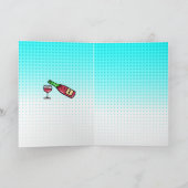 Wijn Humor vriendschap Kaart (Binnen)