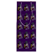 Wijn Humoristische Afbeeldingen Cadeautas (Achterkant)
