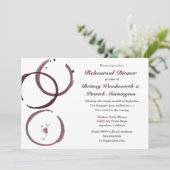 Wijn in de wijnbouw — repetitie in het binnenste g kaart (Staand voorkant)