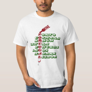 Wijn in Lissabon Porto Braga Portugal T-shirt
