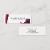 Wijn inschenken mini visitekaartje (Voorkant / Achterkant)