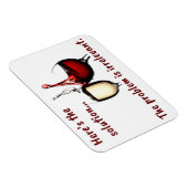 Wijn is de oplossingsmagneet magneet (Rechterzijde)