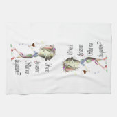 Wijn is de vraag of grappige cadeaus voor gezegde  theedoek (Horizontaal)