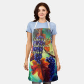 Wijn is goed schort (Gedragen)