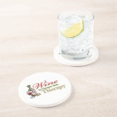 Wijn is goedkoper dan behandeling zandsteen onderzetter (Zijkant)