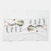 Wijn is het antwoord - wat was de vraag? theedoek (Horizontaal)