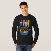 Wijn is in wezen fruitzout van gemiddelde kwalitei t-shirt (Voorkant volledig)