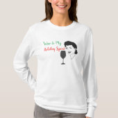 Wijn is mijn feestelijke Shirt (Voorkant)