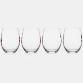 Wijn is mijn therapie wijnglas zonder voet (Links)