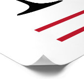 Wijn is net als tape, het maakt alles vast poster (Hoek)