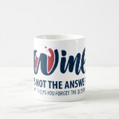 Wijn is niet het antwoord koffiemok (Center)