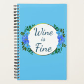 "Wijn is prima" Floral Design Planner (Voorkant)
