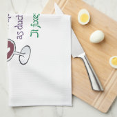 WIJN IS VOOR VROUWEN THEEDOEK (Quarter Fold)