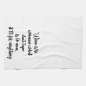 Wijn is voor vrouwen wat tape-handdoek is theedoek (Horizontaal)