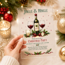 Wijn Jingle en Mingle Hulstbesjes Kerstmis