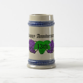 Wijn Jubileum Stein 13e Bierpul