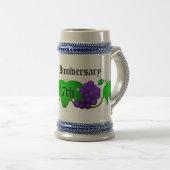 Wijn Jubileum Stein 17e Bierpul (Voorkant rechts)