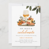 Wijn & kaas 40ste verjaardag kaart (Voorkant)