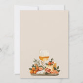 Wijn & kaas 40ste verjaardag kaart (Achterkant)