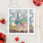 Wijn & kaas Charcuterie Servet (Insitu)