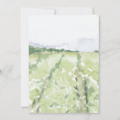 Wijn & kaas Charcuterie Verlovingsfeest Kaart (Achterkant)