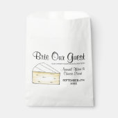 Wijn Kaas Proeverij Cocktail Feest Brie Onze Gast Bedankzakje (Voorkant)