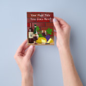 Wijn Kaas Tafel Scene Flyer (Hand)