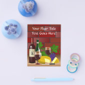 Wijn Kaas Tafel Scene Flyer (Enkel)