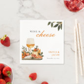 Wijn & Kaas Verloving Feest Servet (Insitu)