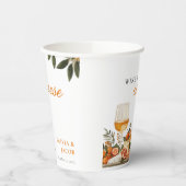 Wijn & Kaas Verlovingspartij Papieren Bekers (Links)