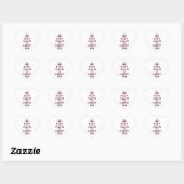 Wijn kalm houden en doorgaan hart sticker (Vel)