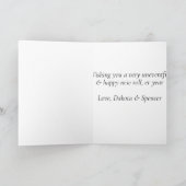 Wijn kan alles repareren, behalve 2025 | Goed gesp Feestdagen Kaart (Binnen)