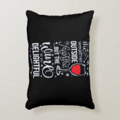 **WIJN KERST EN JE HONING** SCHATTIG ACCENT KUSSEN (Voorkant(Verticaal))