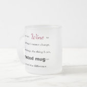 Wijn-/koffiestesten - Mok met koude riem (Voorkant links)