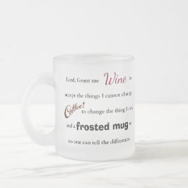 Wijn-/koffiestesten - Mok met koude riem